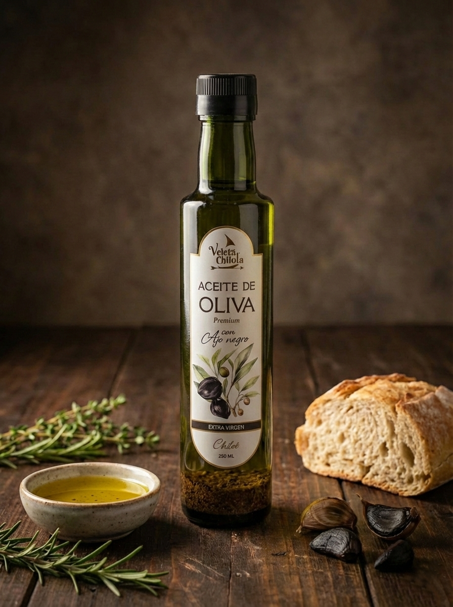 Aceite de Oliva con Ajo Negro
